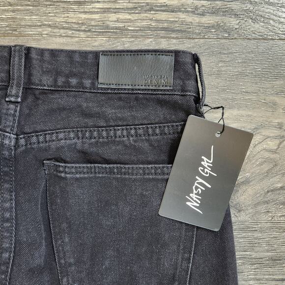 Nasty Gal Classic Boyfriend Jean Washed Black - Picture 7 of 9
